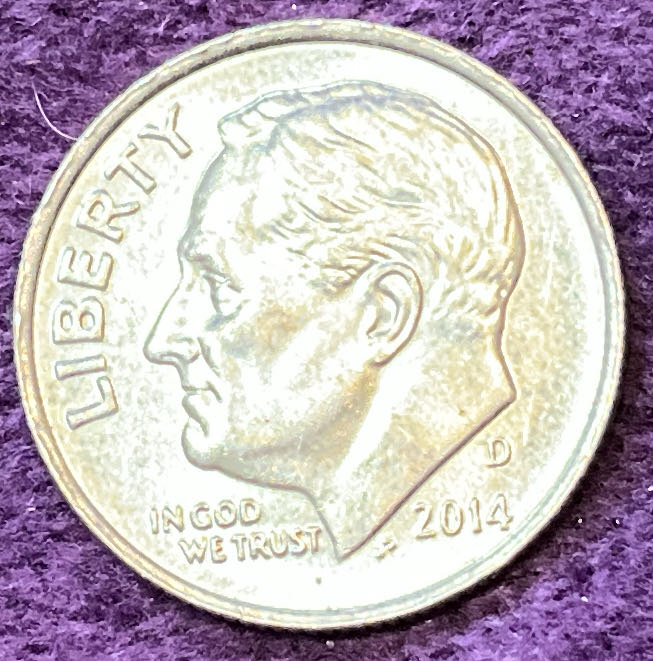 Dime 2014 D Roosevelt 9  coin collectible - Main Image 3