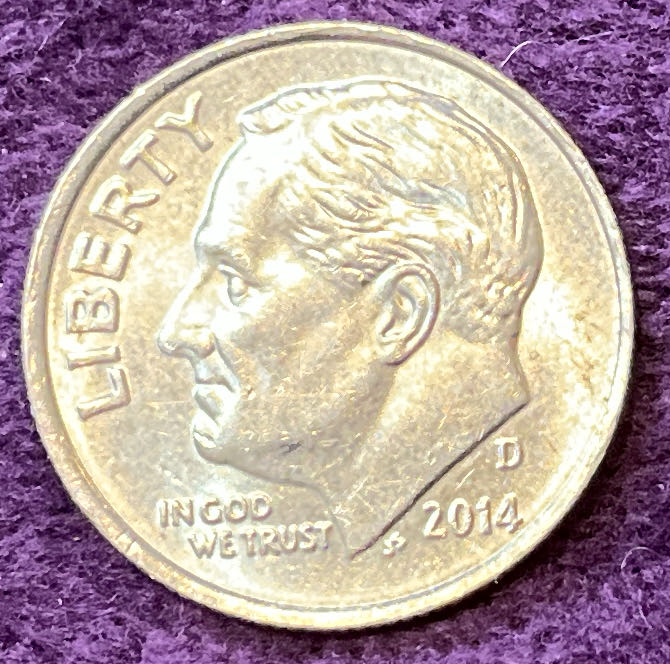Dime 2014 D Roosevelt 11  coin collectible - Main Image 3