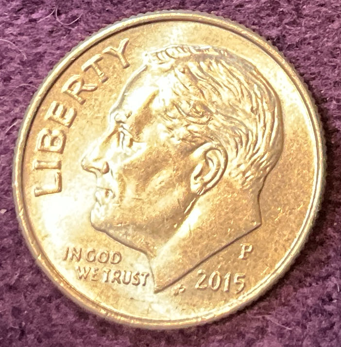 Dime 2015 P Roosevelt 1  coin collectible - Main Image 4