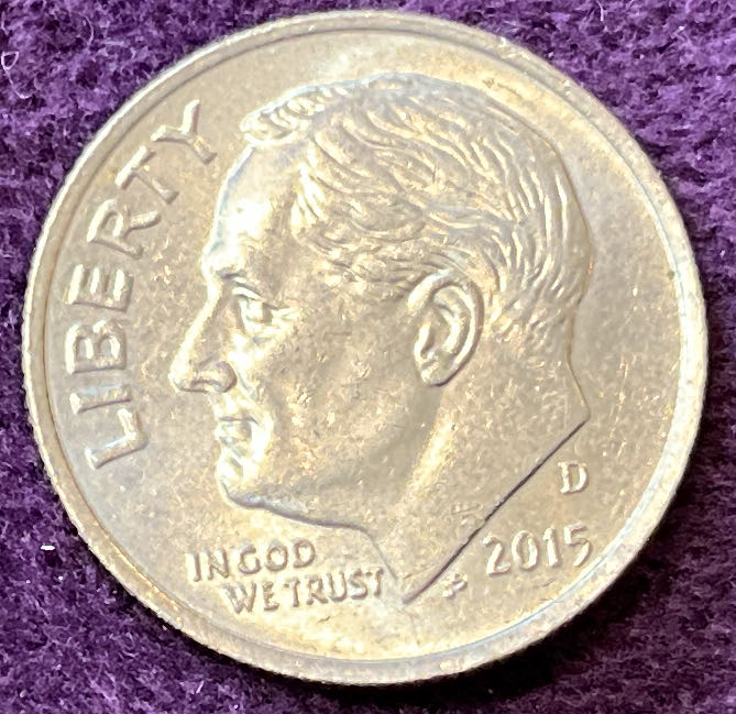 Dime 2015 D Roosevelt 3  coin collectible - Main Image 3