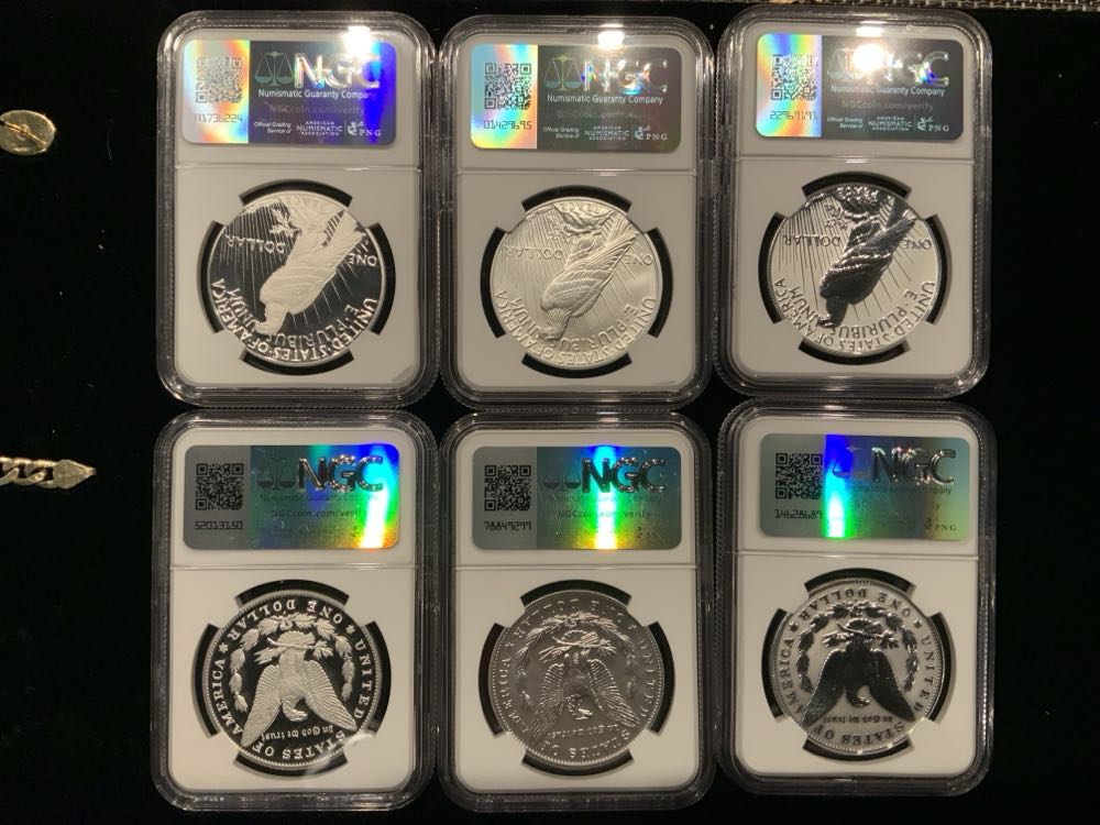 2023 Peace/Morgan MS70/PF70 Set (6)  coin collectible - Main Image 2