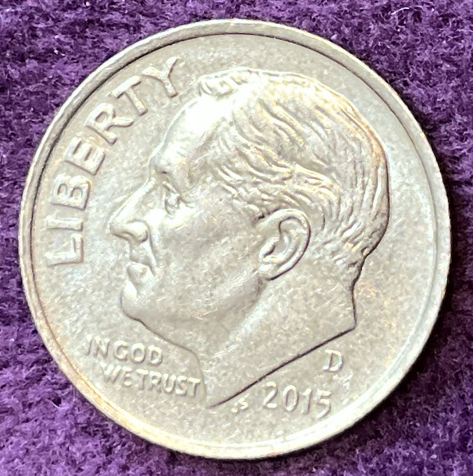 Dime 2015 D Roosevelt 4  coin collectible - Main Image 3
