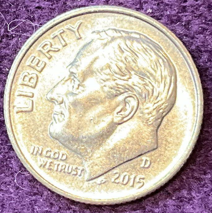 Dime 2015 D Roosevelt 5  coin collectible - Main Image 3