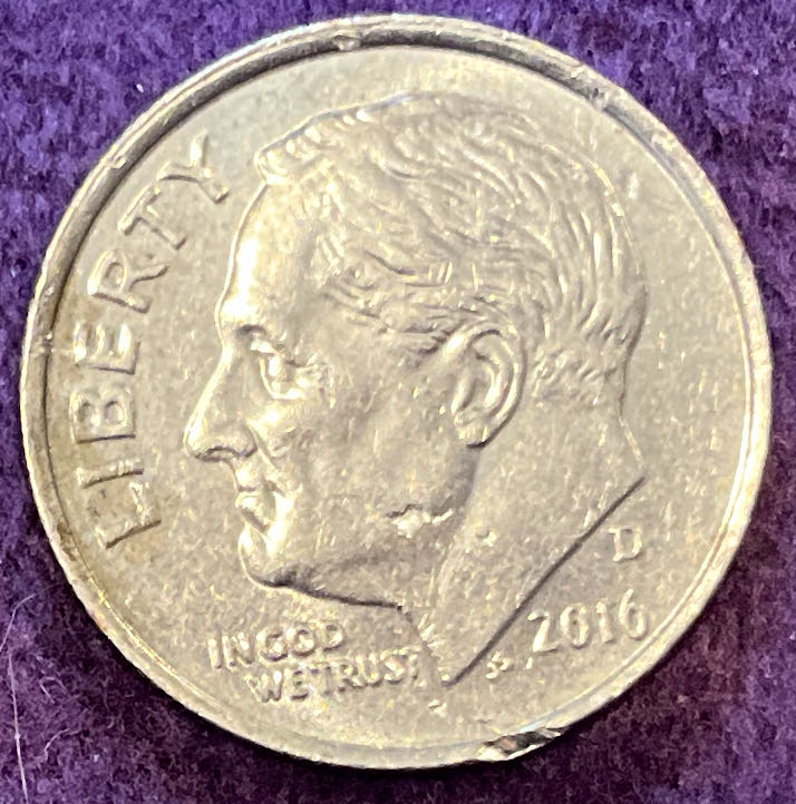 Dime 2016 D Roosevelt 3  coin collectible - Main Image 3