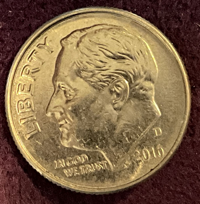 Dime 2016 D Roosevelt 4  coin collectible - Main Image 3