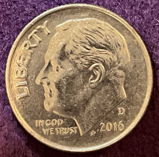 Dime 2016 D Roosevelt 5  coin collectible - Main Image 3