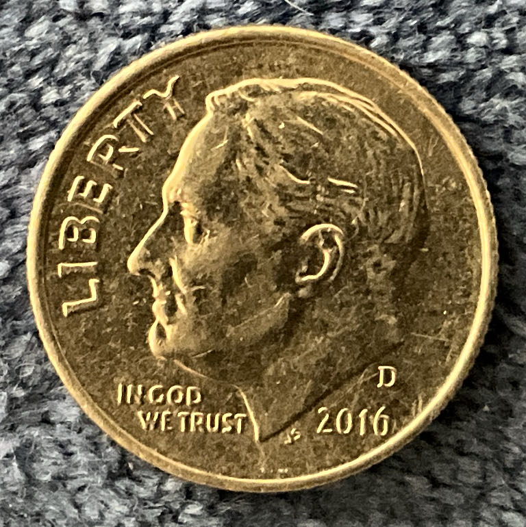 Dime 2022 D Roosevelt 5