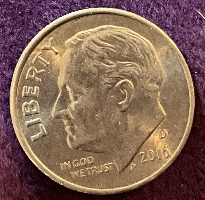 Dime 2016 D Roosevelt 7  coin collectible - Main Image 3