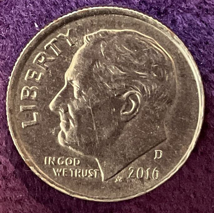Dime 2016 D Roosevelt 12  coin collectible - Main Image 3