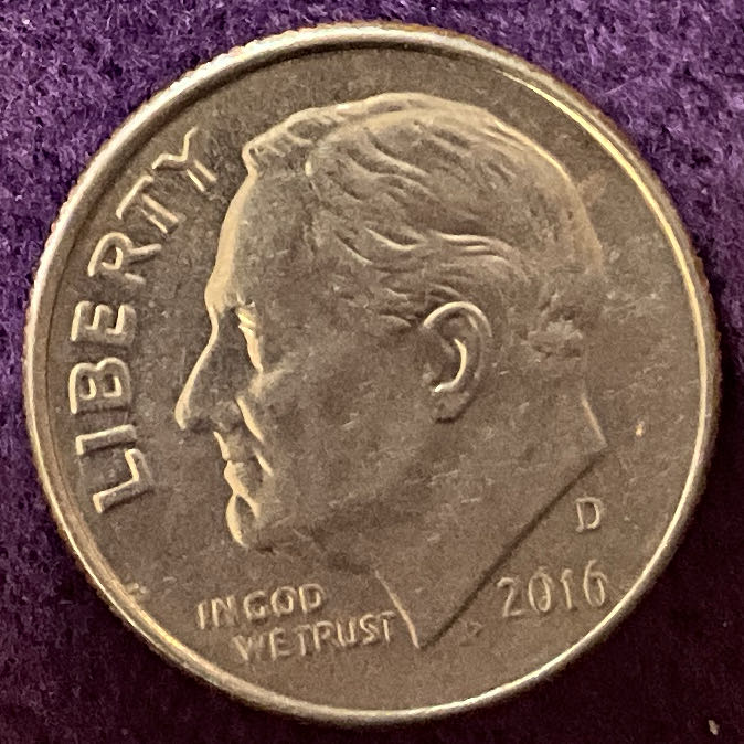 Dime 2016 D Roosevelt 14  coin collectible - Main Image 3