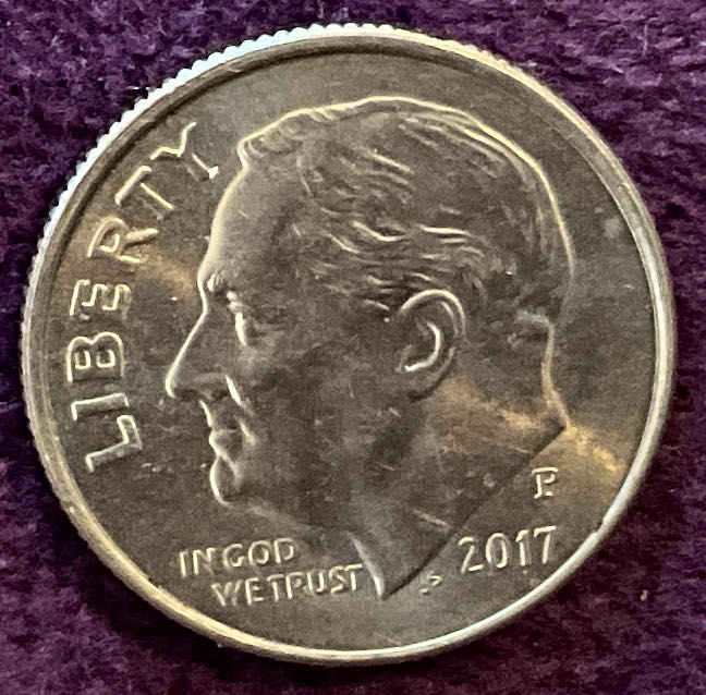 Dime 2017 P Roosevelt 2  coin collectible - Main Image 3