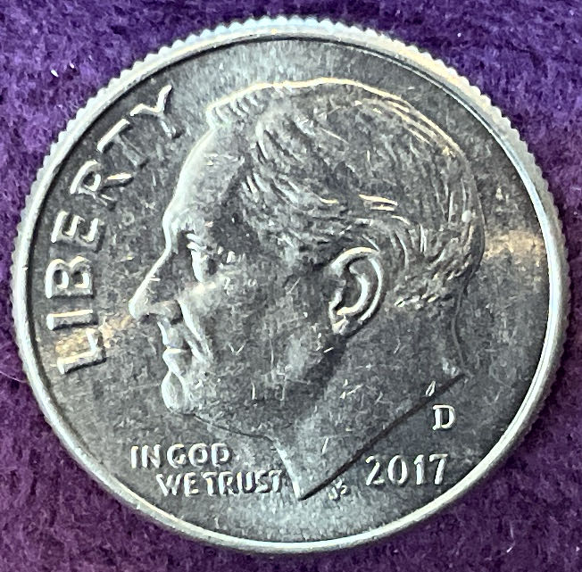 Dime 2017 D Roosevelt 4  coin collectible - Main Image 3