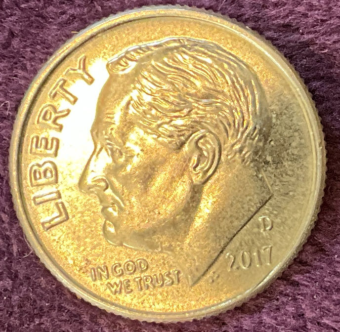 Dime 2017 D Roosevelt 7  coin collectible - Main Image 3