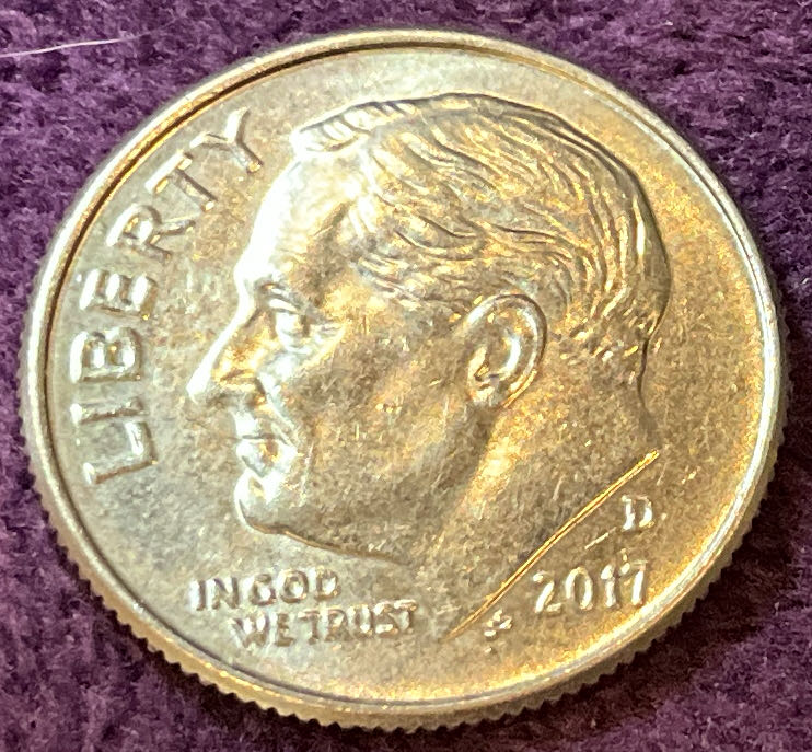 Dime 2017 D Roosevelt 8  coin collectible - Main Image 3