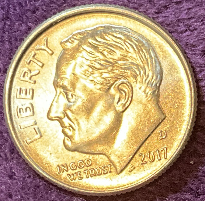 Dime 2017 D Roosevelt 9  coin collectible - Main Image 3