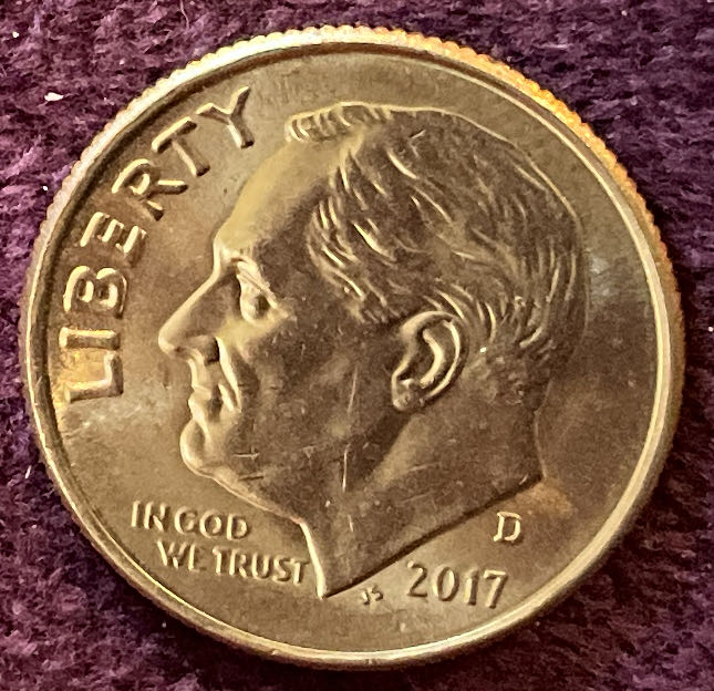 Dime 2017 D Roosevelt 11  coin collectible - Main Image 3