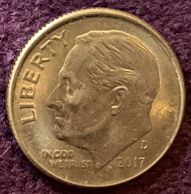 Dime 2017 D Roosevelt 14  coin collectible - Main Image 3