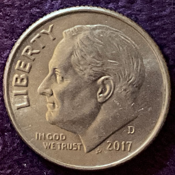 Dime 2017 D Roosevelt 21  coin collectible - Main Image 3