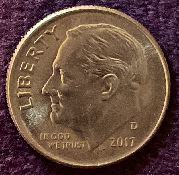 Dime 2017 D Roosevelt 18  coin collectible - Main Image 3