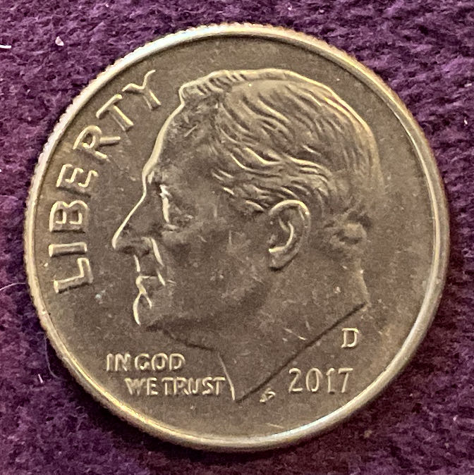 Dime 2017 D Roosevelt 20  coin collectible - Main Image 3