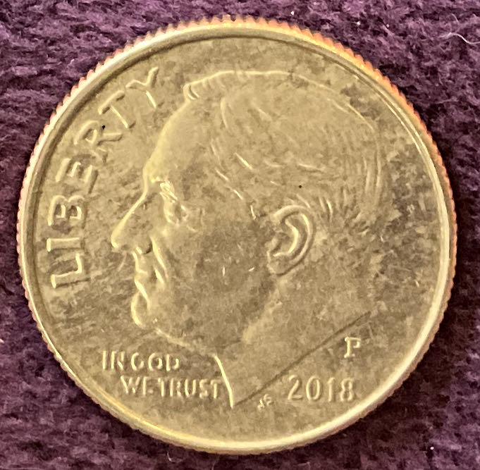Dime 2018 P Roosevelt 1  coin collectible - Main Image 3