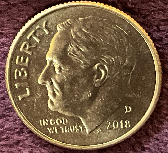 Dime 2018 D Roosevelt 6  coin collectible - Main Image 3