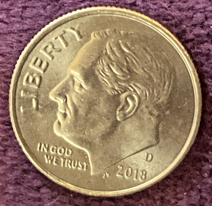 Dime 2018 D Roosevelt 7  coin collectible - Main Image 3