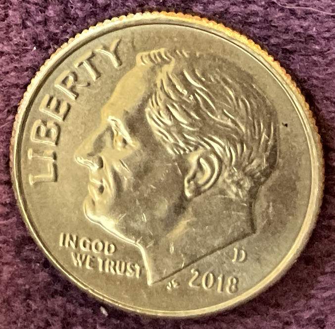 Dime 2018 D Roosevelt 10  coin collectible - Main Image 3