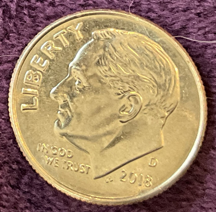 Dime 2018 D Roosevelt 13  coin collectible - Main Image 3