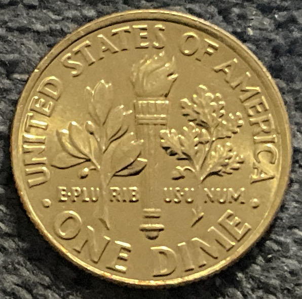 Dime 2020 D Roosevelt 5  coin collectible - Main Image 2