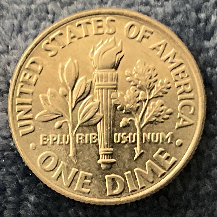 Dime 2020 D Roosevelt 9  coin collectible - Main Image 2