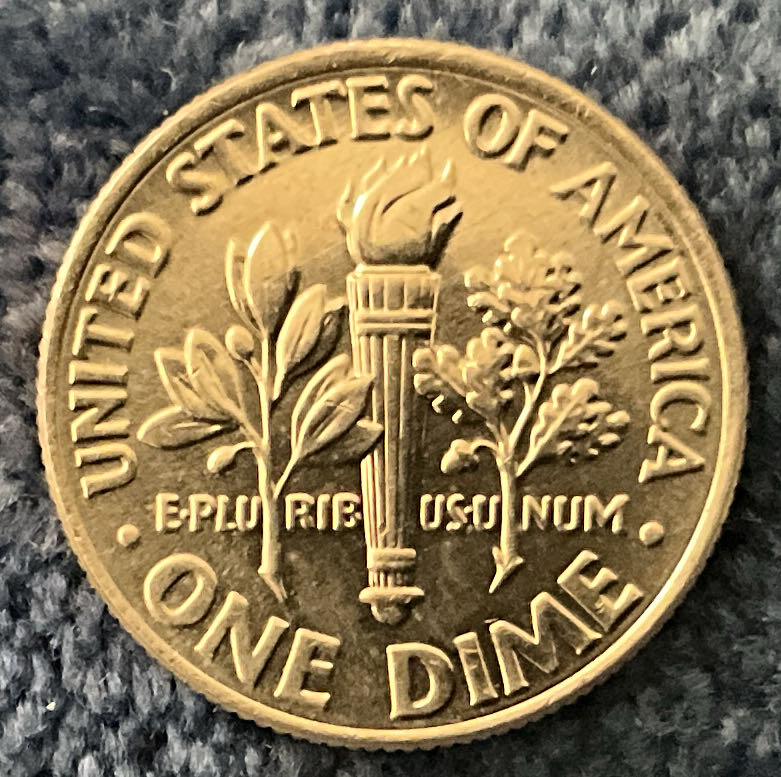 Dime 2020 D Roosevelt 14  coin collectible - Main Image 2