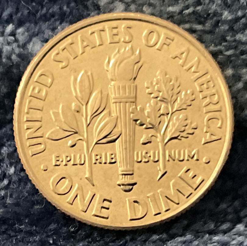 Dime 2020 D Roosevelt 15  coin collectible - Main Image 2