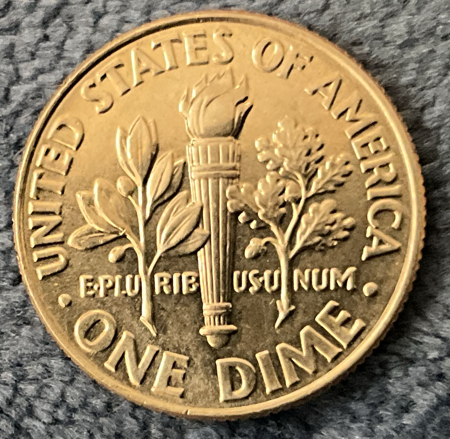 Dime 2021 D Roosevelt 2  coin collectible - Main Image 2