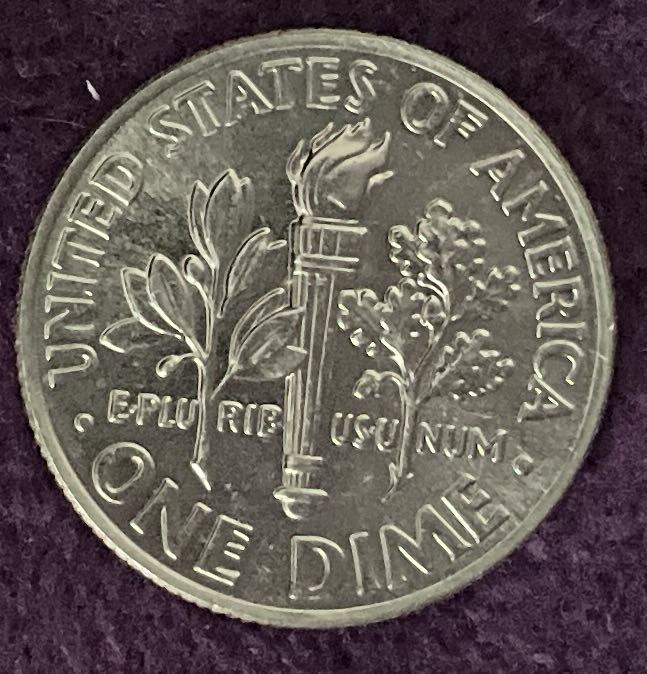 Dime 2021 D Roosevelt 3  coin collectible - Main Image 4