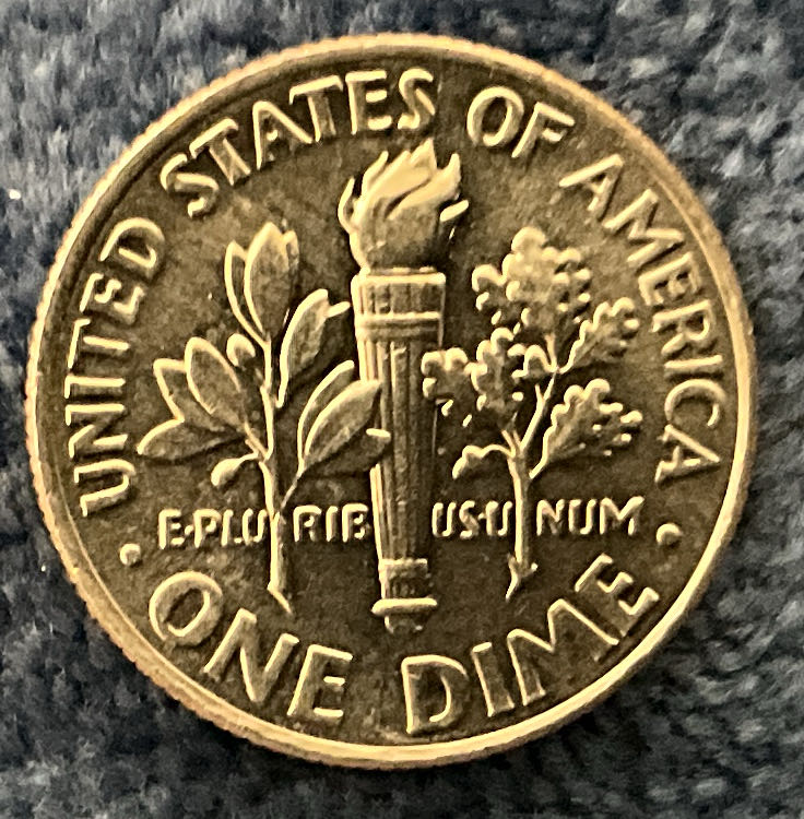 Dime 2021 D Roosevelt 4  coin collectible - Main Image 2