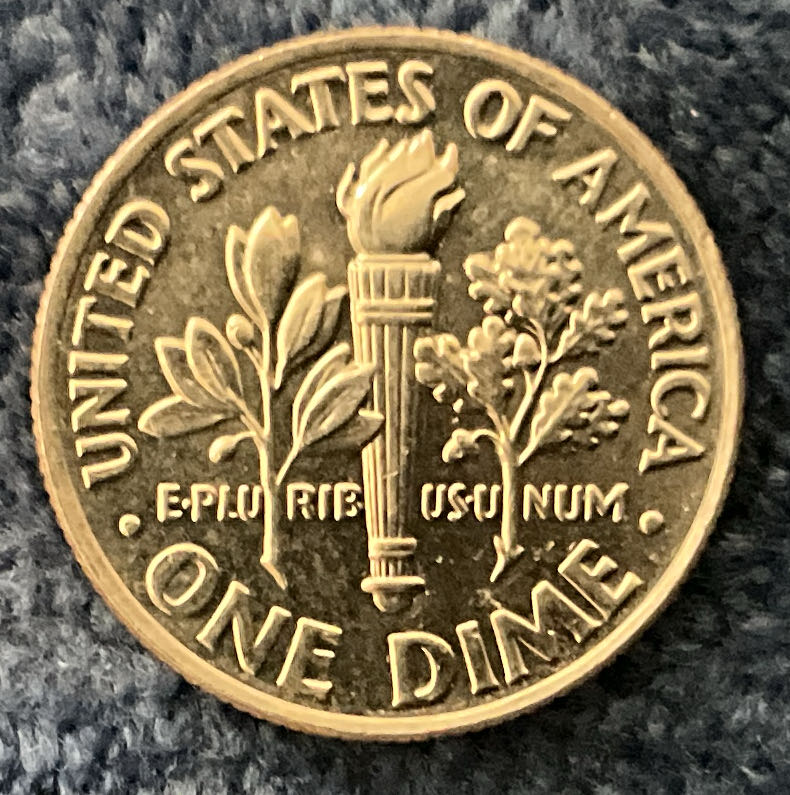 Dime 2021 D Roosevelt 8  coin collectible - Main Image 2