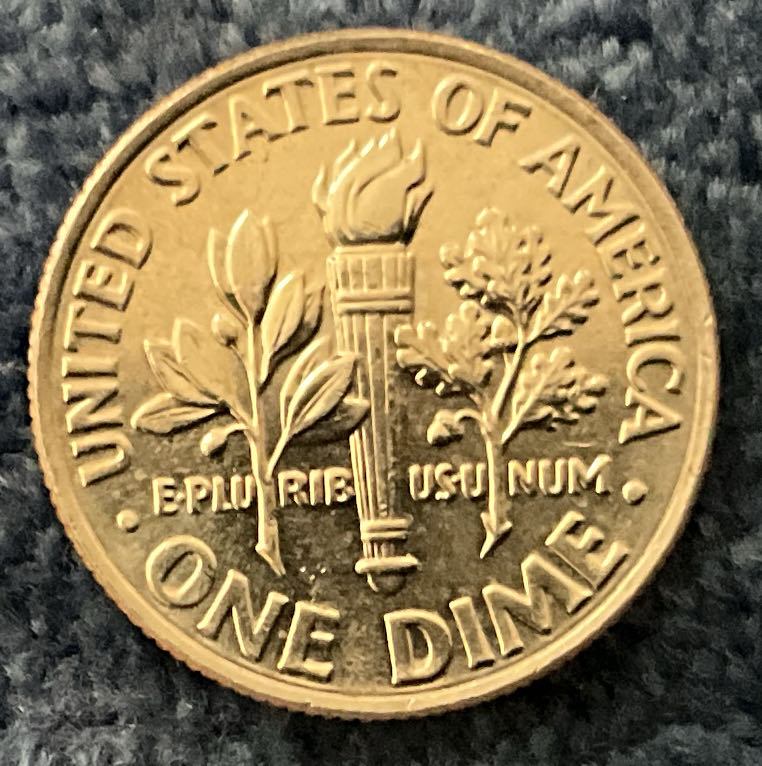 Dime 2021 D Roosevelt 9  coin collectible - Main Image 2