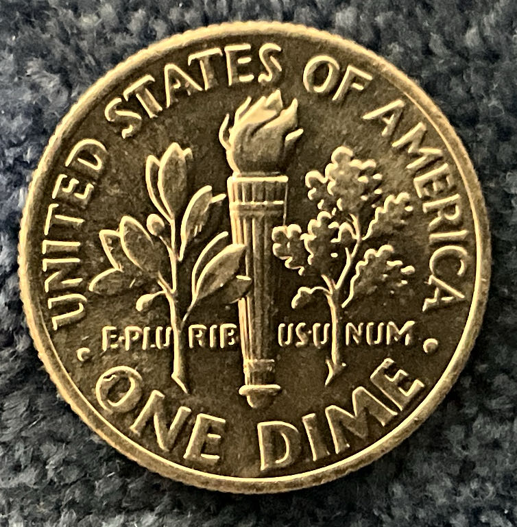 Dime 2021 D Roosevelt 10  coin collectible - Main Image 2