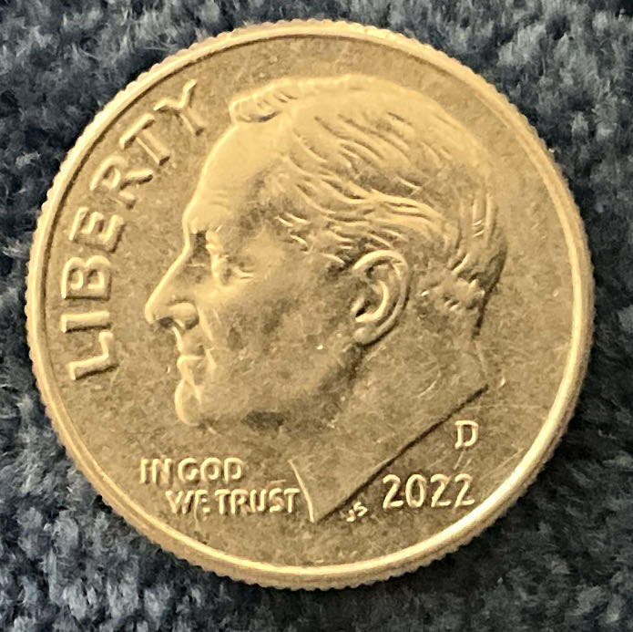 Dime 2016 D Roosevelt 2