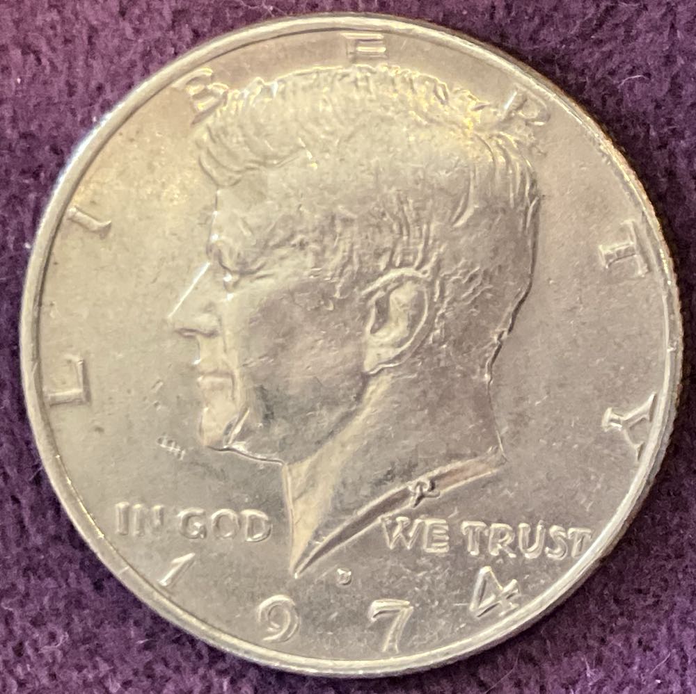 Half Dollar JFK 1974 D 3  coin collectible - Main Image 3