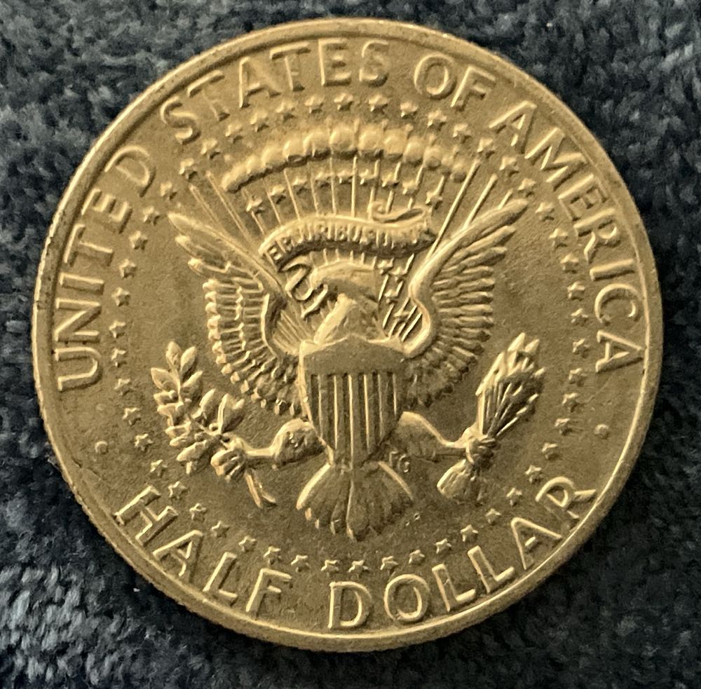 Half Dollar JFK 1972 D 3  coin collectible - Main Image 2