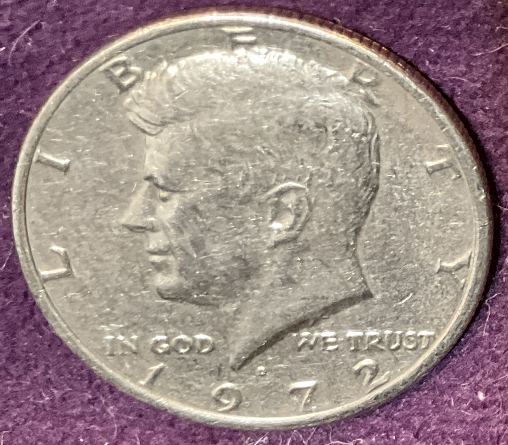 Half Dollar JFK 1972 D 4  coin collectible - Main Image 3