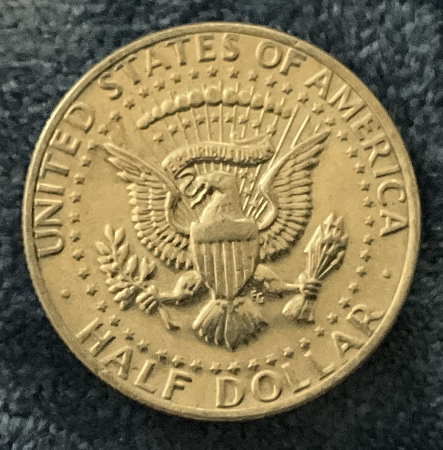 Half Dollar JFK 1972 D  coin collectible - Main Image 2