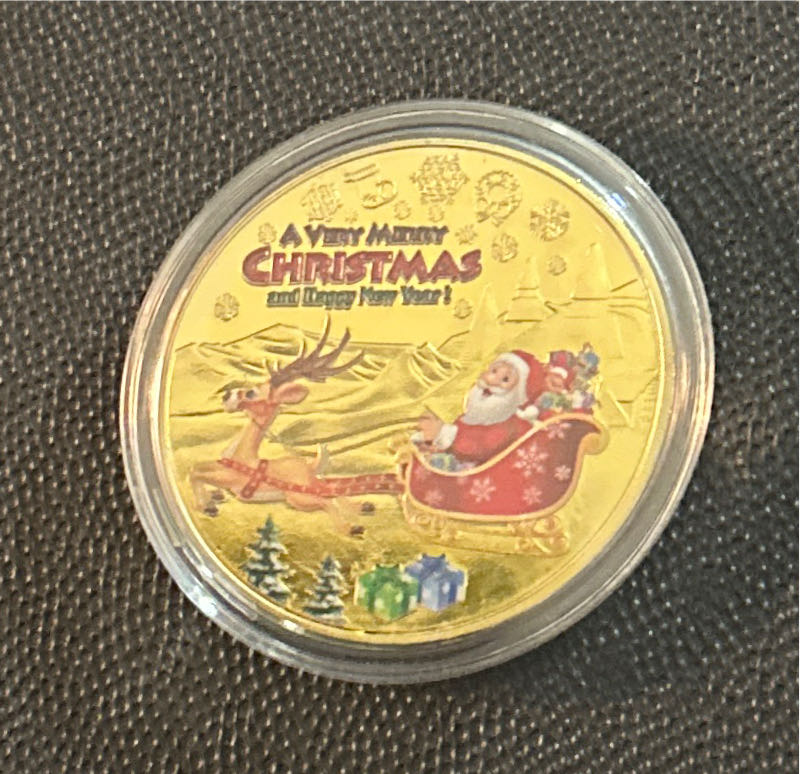 Merry Christmas  coin collectible [Barcode 18882985050] - Main Image 2