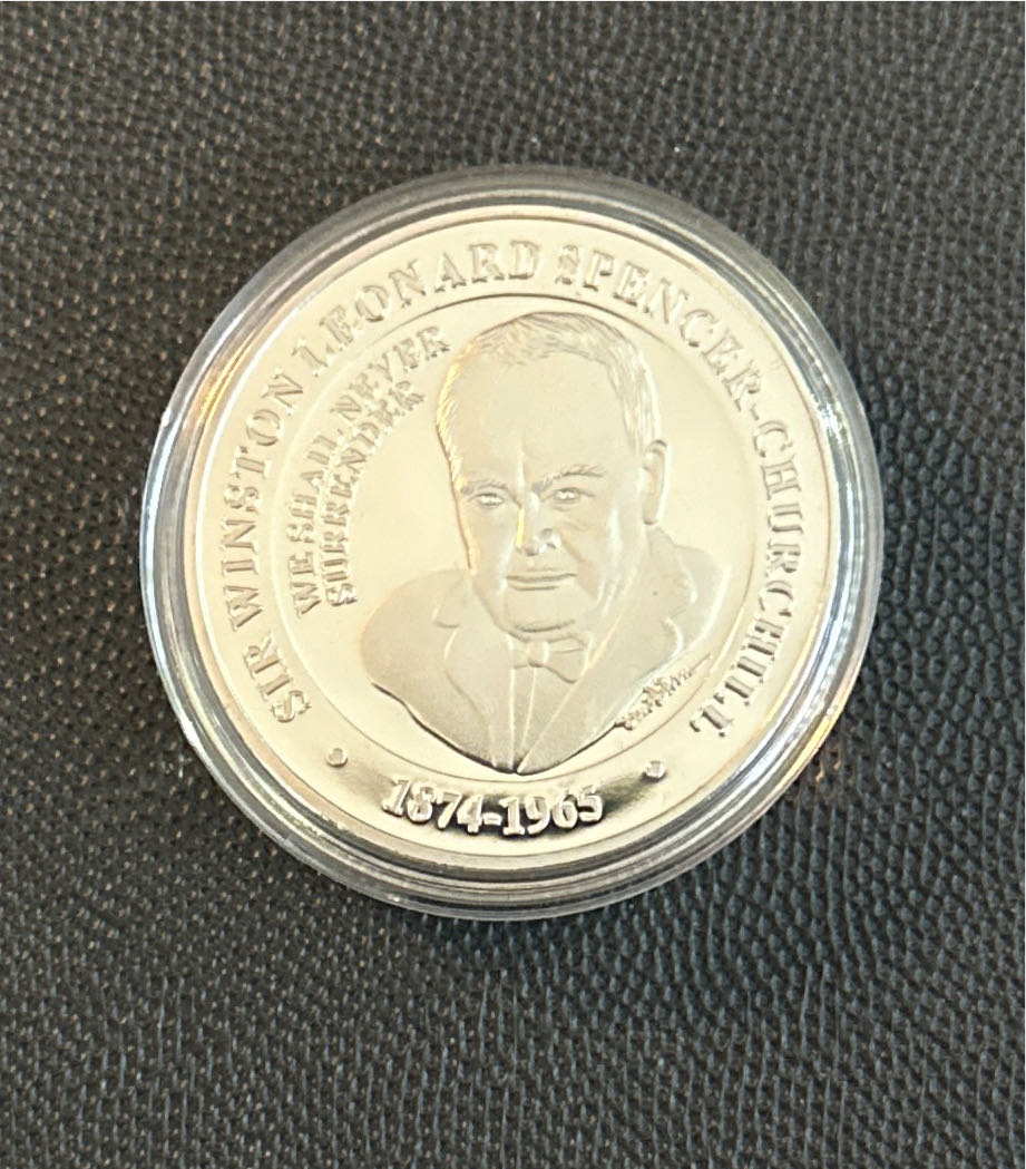 Winston Leonard Spencer Churchill Workd War II Ensemble  coin collectible - Main Image 2