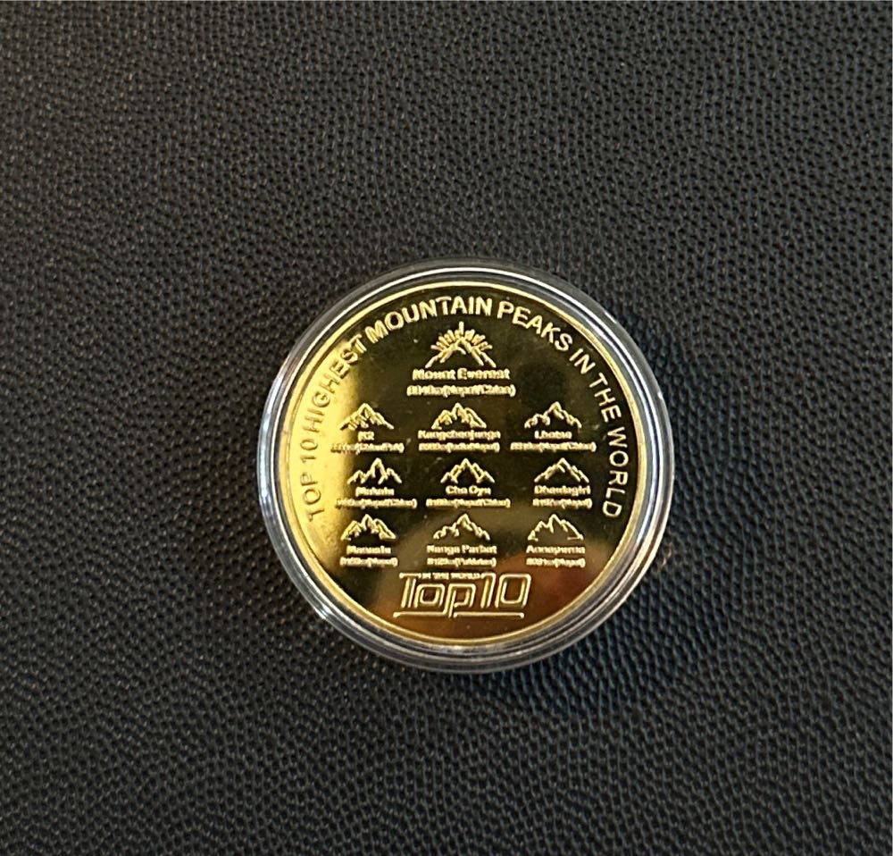 Top 10 Highest Montain Peaks In The World Set  coin collectible - Main Image 2