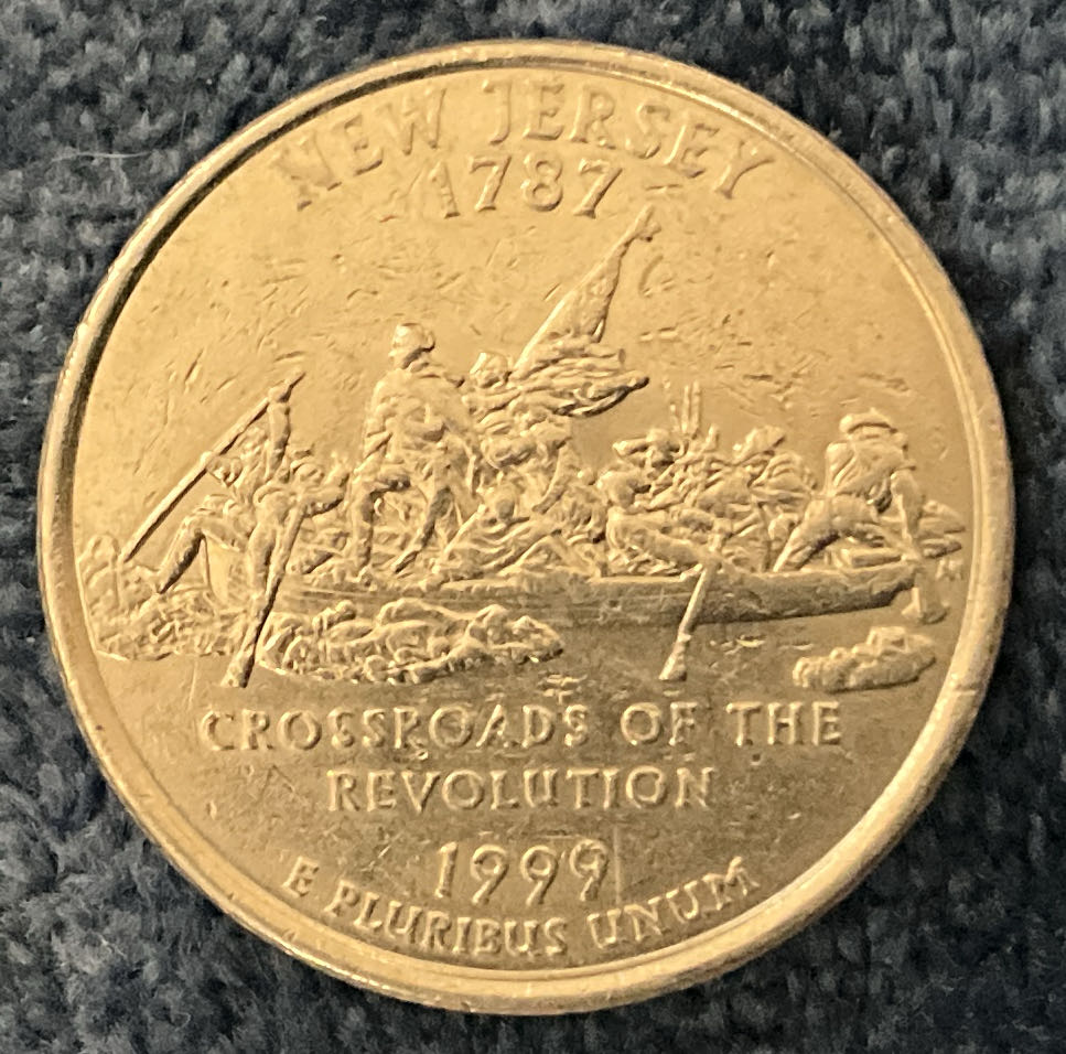 Washington Quarter 1999 P New Jersey  coin collectible - Main Image 2