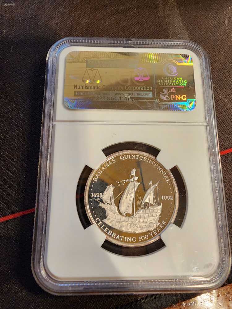 1992 Bahamas Token   coin collectible [Barcode 0000068003661708004] - Main Image 2