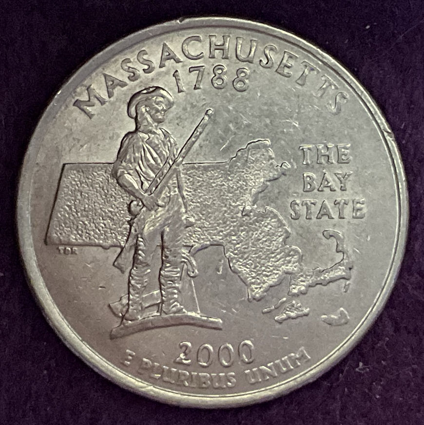 Washington Quarter Massachusetts 2000 D 1  coin collectible - Main Image 4
